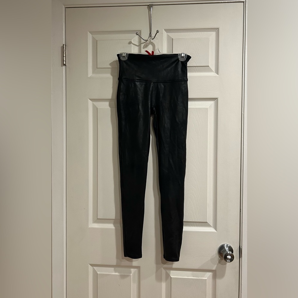 Spanx Black High-Waisted Leggings